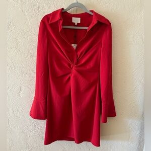 Cinq a Sept Mckenna Dress in color Sangria | SIZE 8 | NWT